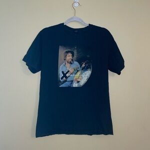 Bob Ross Unisex Short Sleeve Novelty Tee Black Size Medium